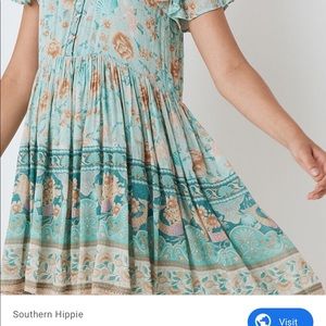 Spell & The Gypsy Collective Dresses - Seashell mini dress in Seafoam Spell & The Gypsy Collective Dresses - Seashell mini dress in Seafoam